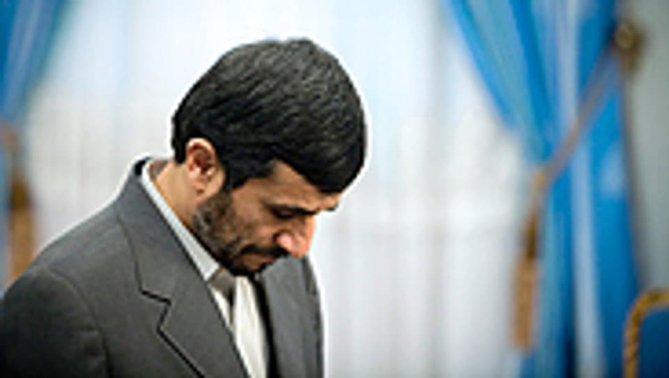 Wiedergewählt: Präsident Mahmud Ahmadinejad.