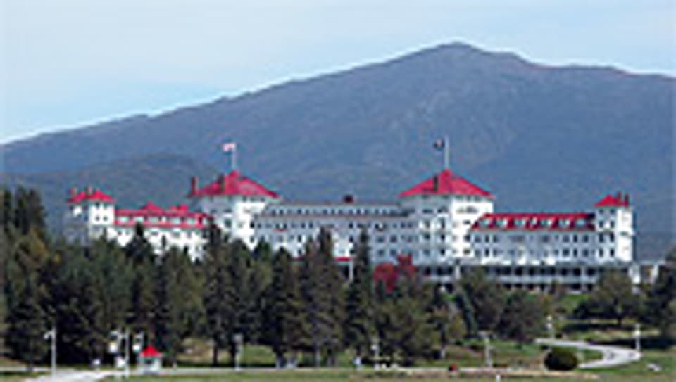 Einizge Sehenswürdigkeit in Bretton Woods: Konferenzort Mount Washington Hotel.