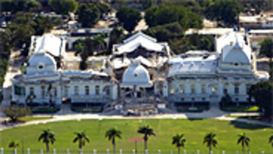 Vom Erdbeben zerstört: Der Präsidentenpalast in Port-au-Prince.