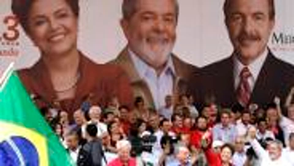 Wahlkampf in Brasilien.