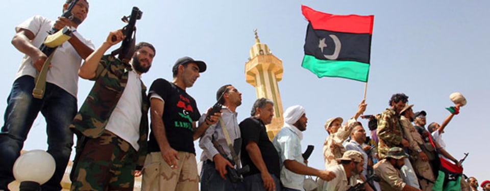 Lang ersehnter Erfolg: Libysche Rebellen feiern Anfang September.