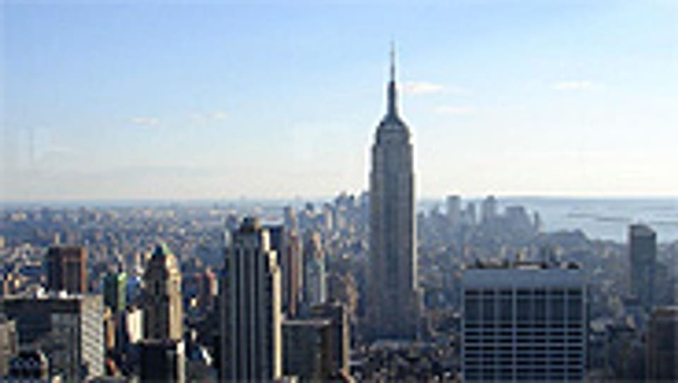 443.2 Meter hoch: Das Empire State Building in New York.