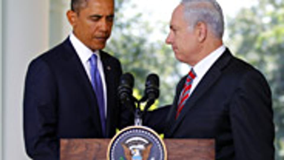 Gescheiterte Bemühungen: Barack Obama mit Israels Premier Benjamin Netanjahu.