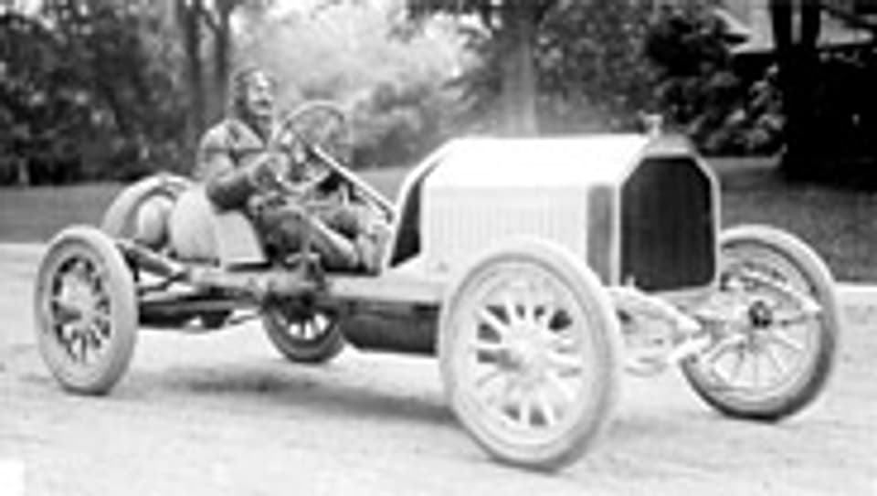 Louis Chevrolet 1909 - hier allerdings auf einem Buick.