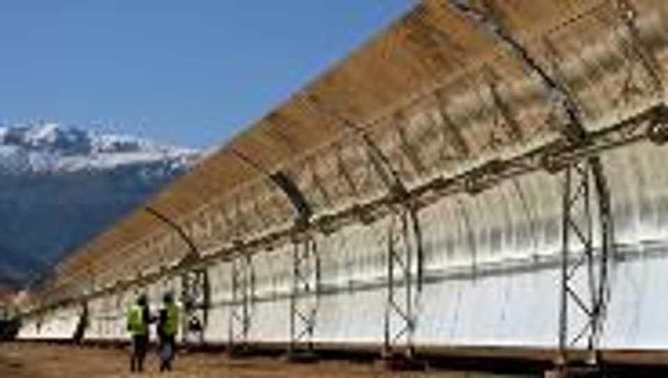 Solarkraftwerk in Spanien.