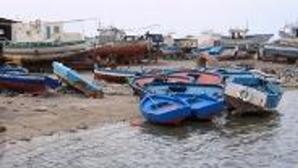 Das Hafengebiet der tunesischen Stadt Zarzis.
