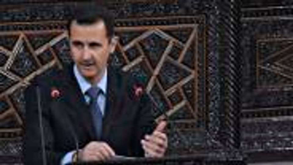Unter Druck: der syrische Präsident Bashar al-Assad.
