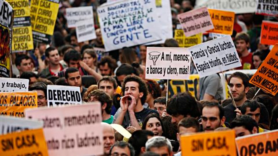 Proteste in Spanien.