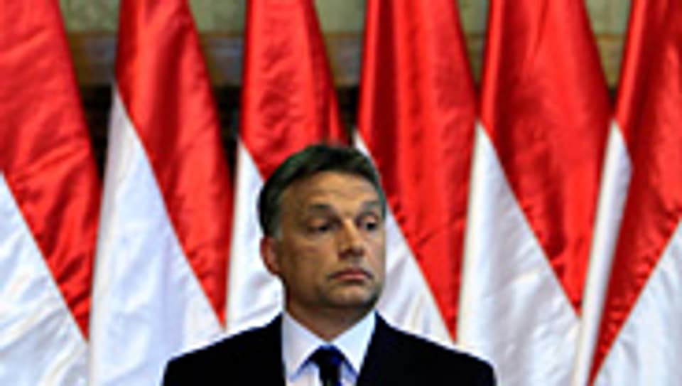 Seit Mai 2010 im Amt: Ungarns Ministerpräsident Viktor Orbán.