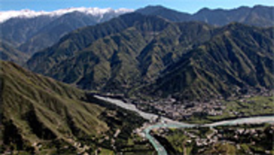 Blick auf das Swat-Tal im Nordwesten Pakistans.