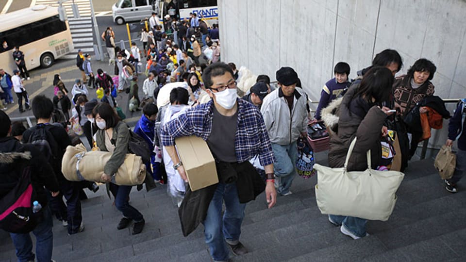 Umsiedeln nach der Katastrophe: Evakuierte aus Futaba.
