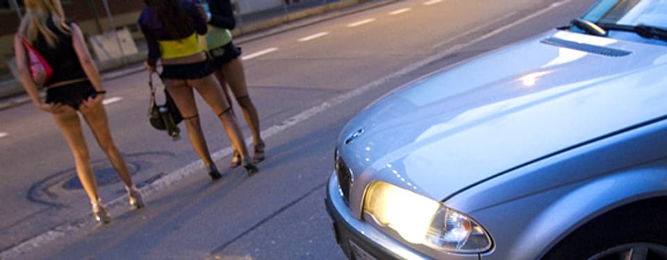 Prostitution ist in Zürich sichtbar, der Menschenhandel dahinter nicht.