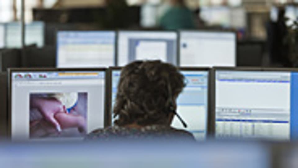 Medgate in Basel: Fachpersonen geben Patienten per Telefon oder Internet medizinischen Rat.
