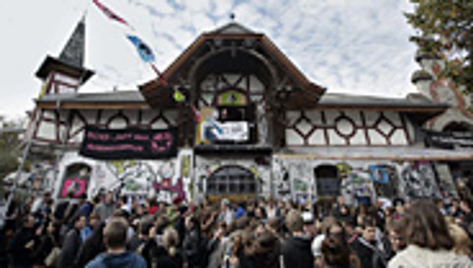 Sorgt immer wieder für jugendlichen Protest: Reithalle in Bern.