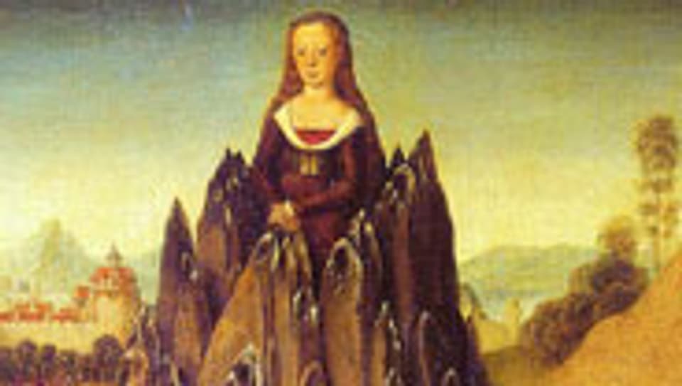 Allegoeie der Keuschheit, Hans Memling (1475, Öl auf Holz)