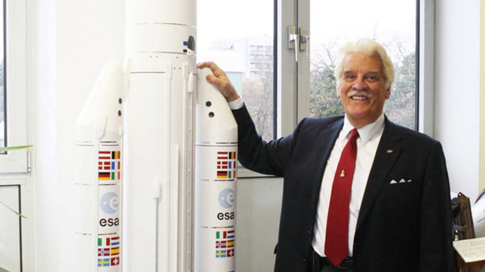 Jesco von Puttkamer, am 23.11.12 im Institut für Luft- und Raumfahrttechnik in Aachen.
