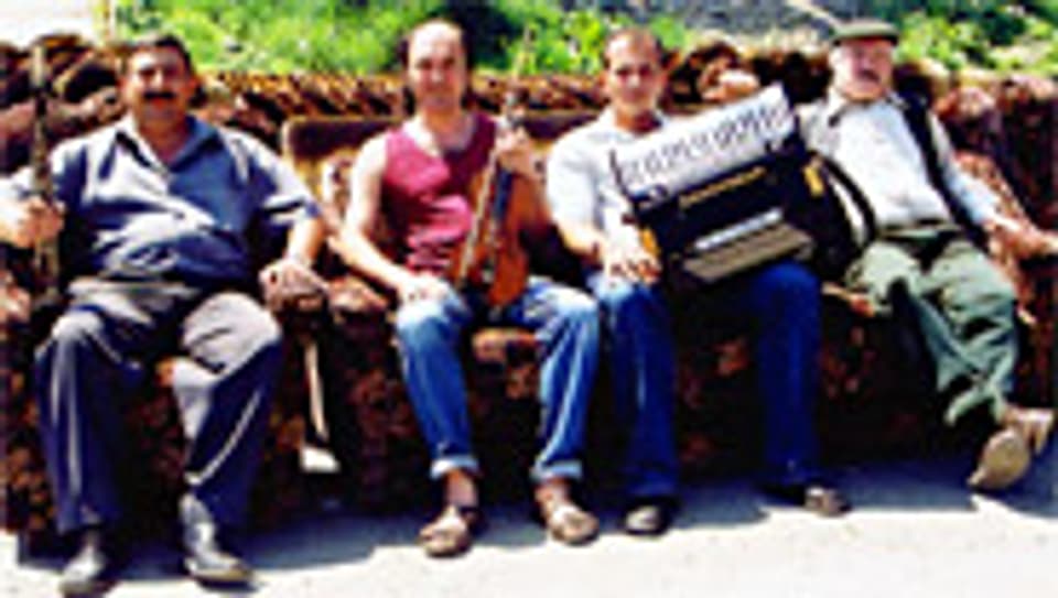 Erik Marchand (rechts) mit seiner Band «Uno daou tri chtar».