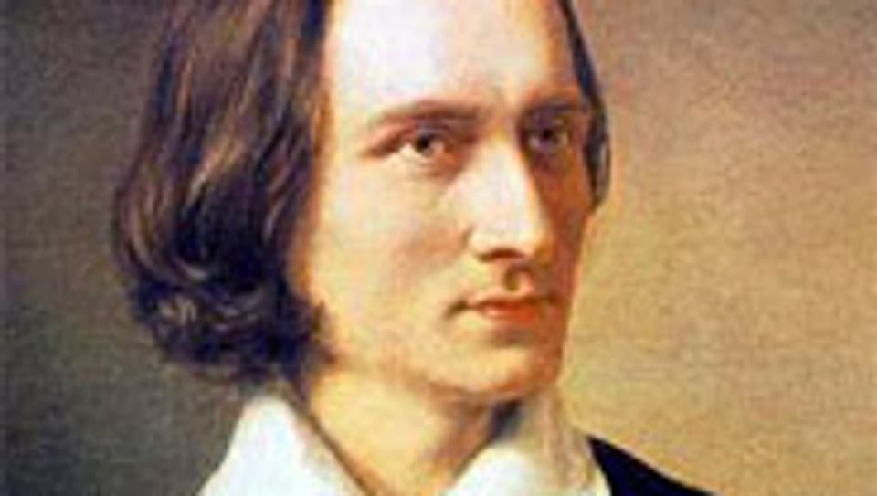 Franz Liszt in jungen Jahren.