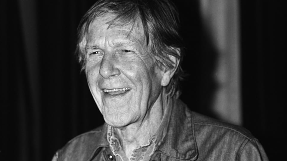 John Cage, 1991, als Ehrengast im Zürcher Stadthaus.