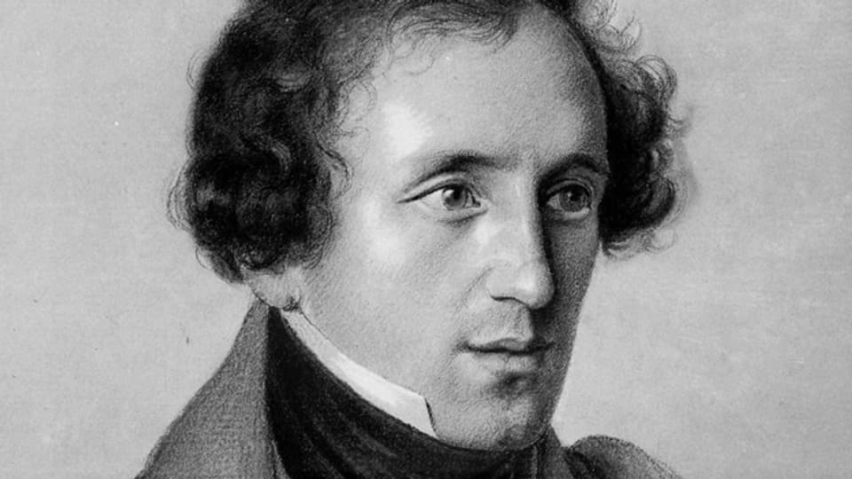Felix Mendelssohn, undatiertes Portrait.