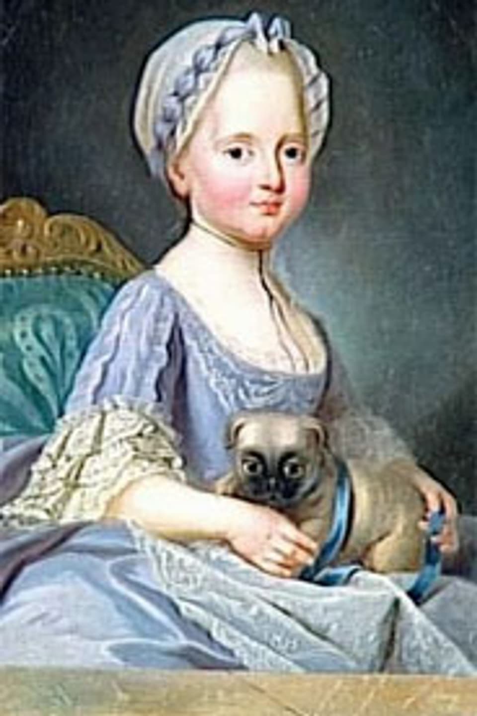 Wie Hunde die Geschichte mitgestalteten, erforscht die Historikerin Steinbrecher. Bild: Prinzessin Élisabeth, Schwester Ludwigs XVI.