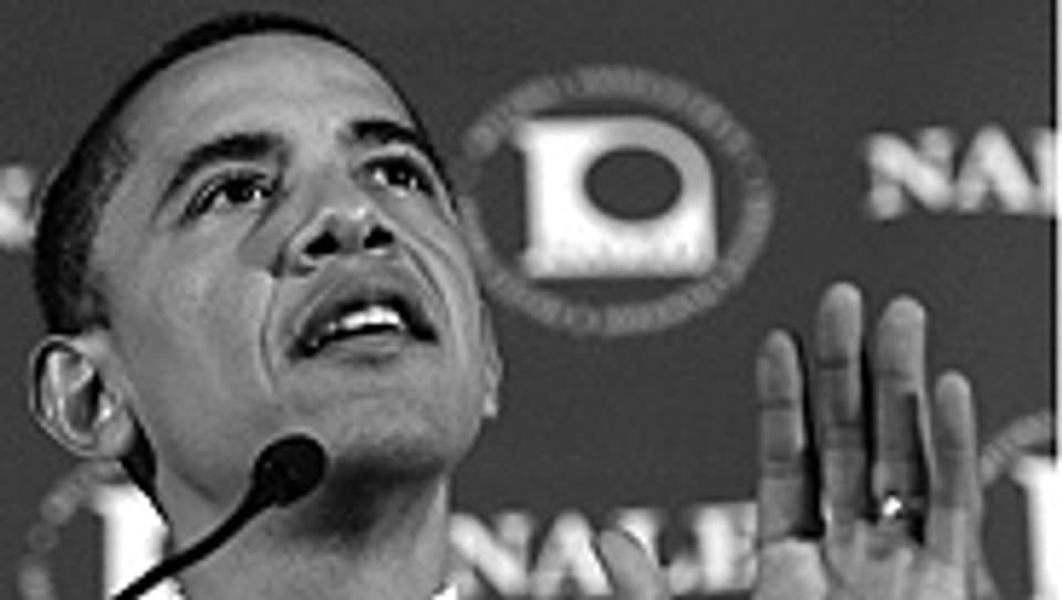 Präsidentschaftskandidat der Demokraten: Barack Obama.