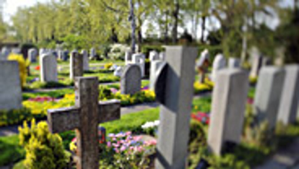 Der Friedhof am Hörnli in Basel.