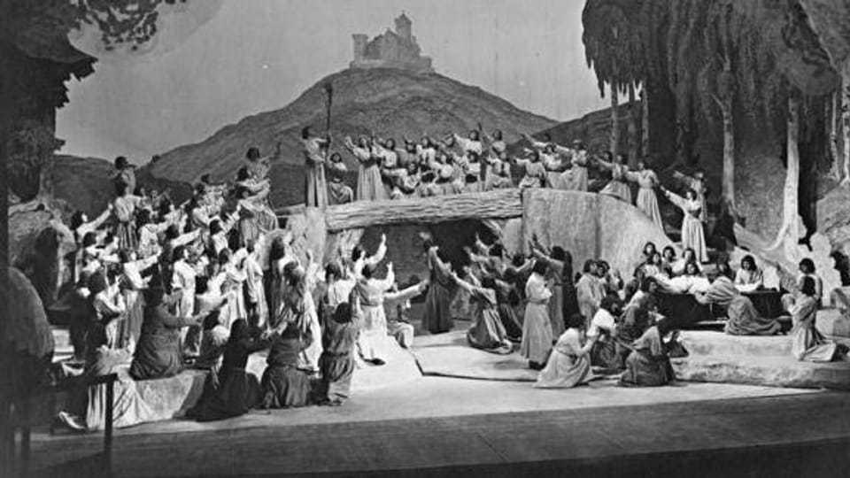 «Tannhäuser»-Aufführung an den Bayreuther Festspielen 1930.