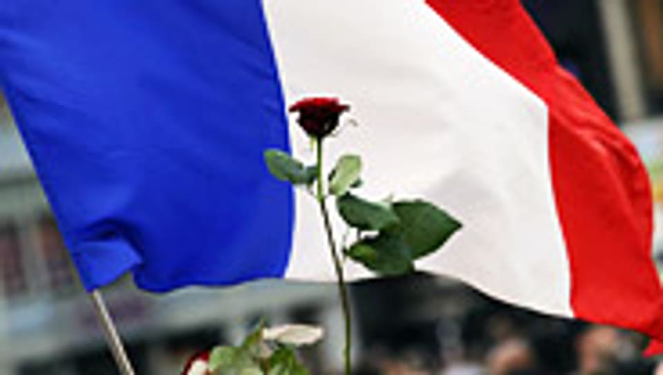 Die Rose, Symol der Sozialisten in Frankreich.