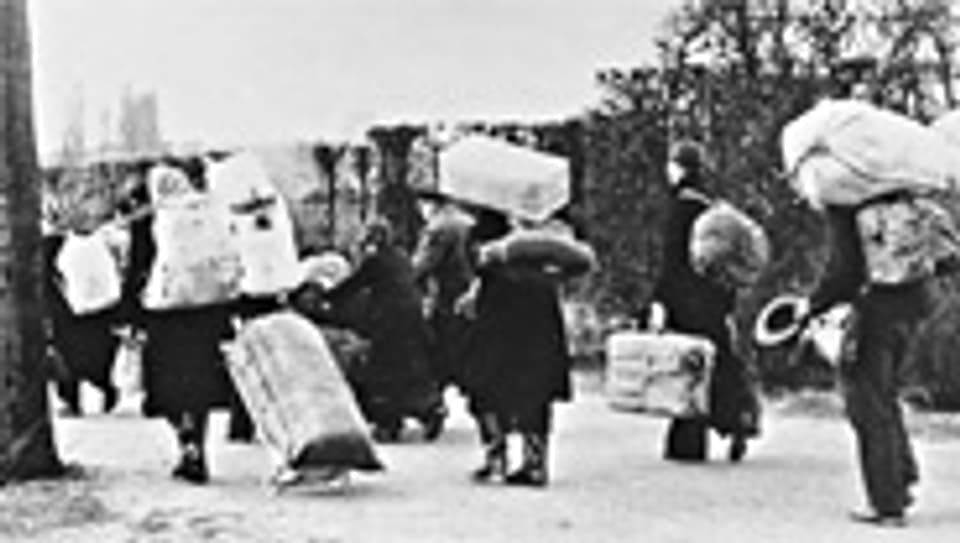 Flüchtlinge im 2. Weltkrieg.