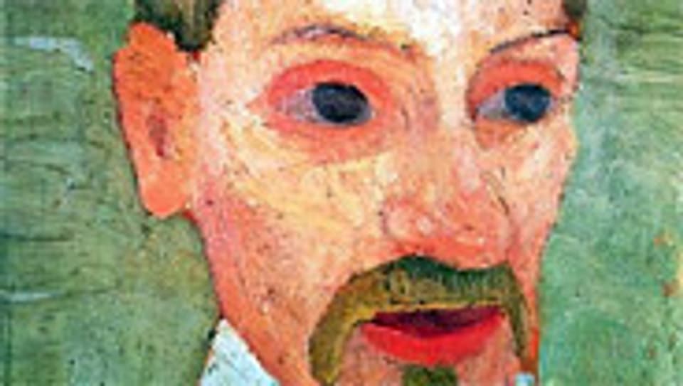 Rainer Maria Rilke, gemalt von Paula Modersohn-Becker (Ausschnitt).