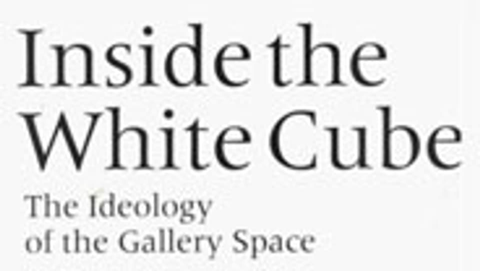 Inside the White Cube (Cover)