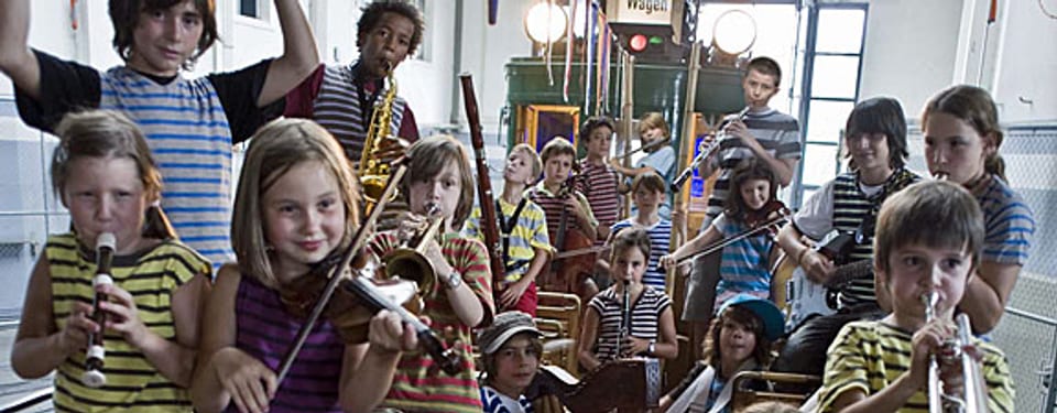 Der «Gare des enfants», ein Musikprojekt für Kinder.