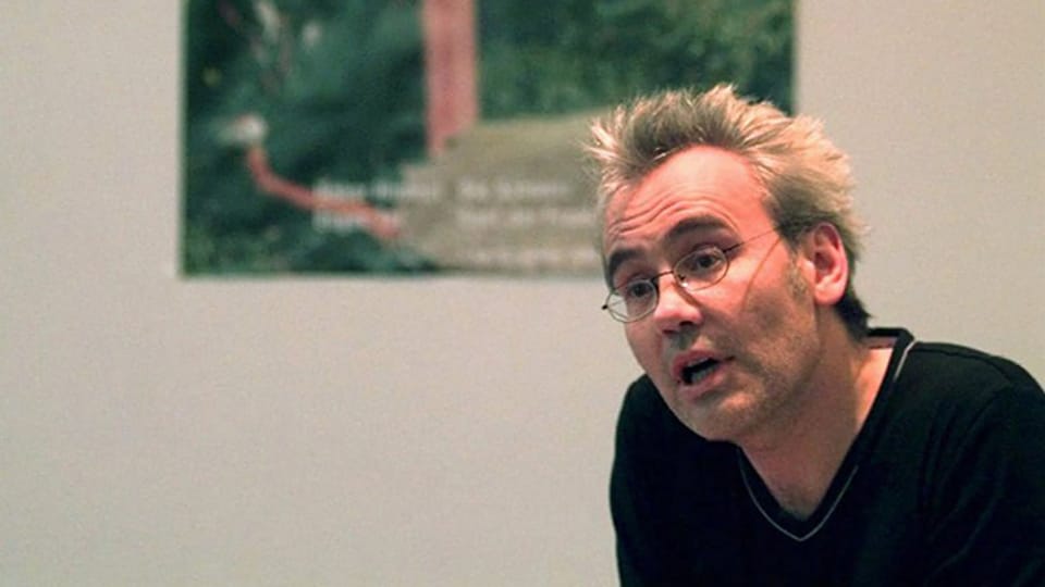 Hansjörg Schertenleib 1998 an der Frankfurter Buchmesse.