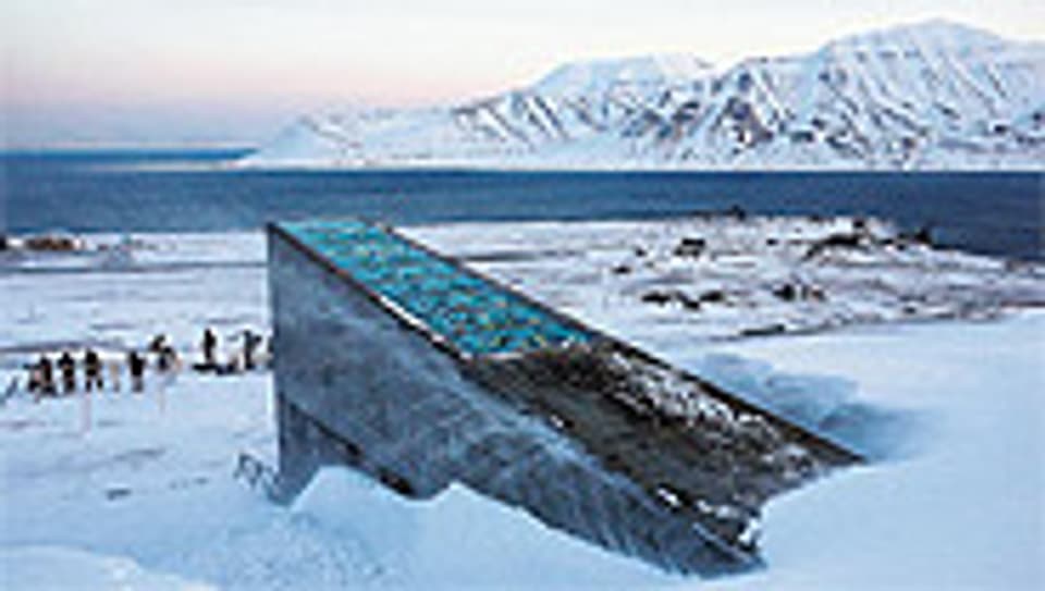 Der Bunker auf Spitzbergen soll das Saatgut der Welt schützen.
