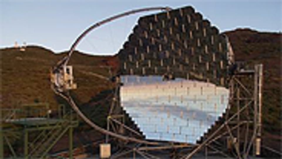 Das «MAGIC»-Teleskop auf La Palma.