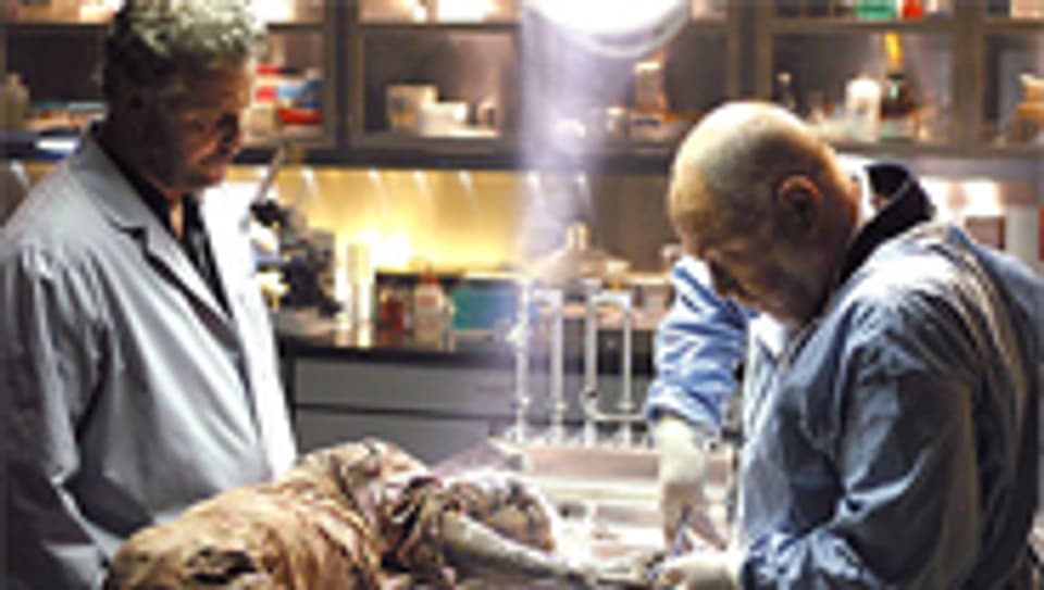 Rechtsmediziner im Labor der TV-Serie «CSI».