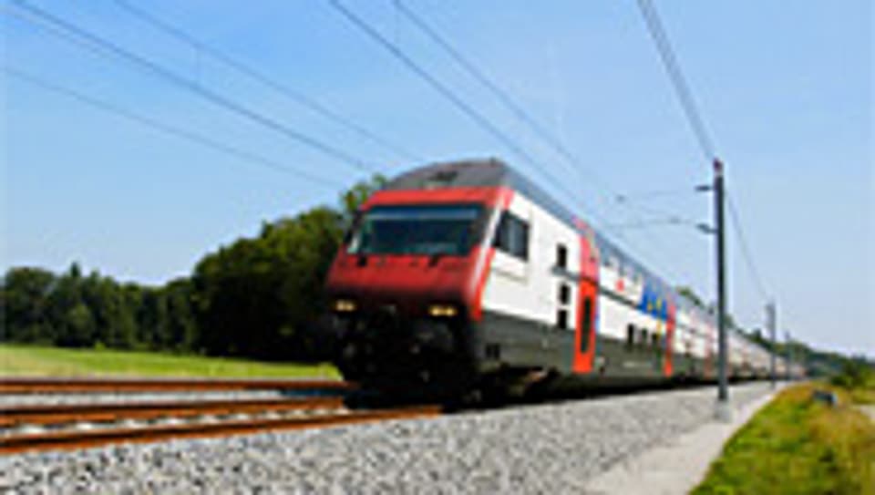 Ein Intercity-Doppelstockzug der SBB.
