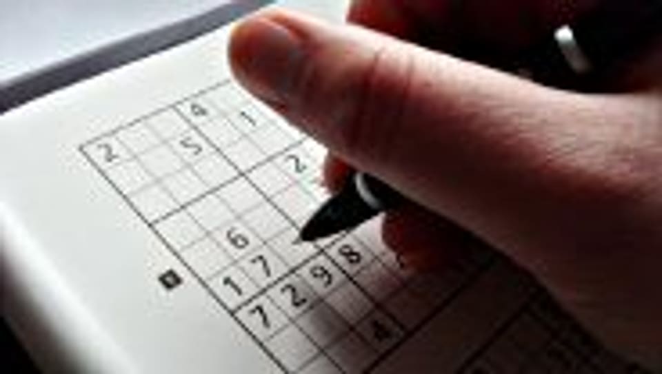 Sudoku: Beliebtes Spiel fürs Gehirntraining.
