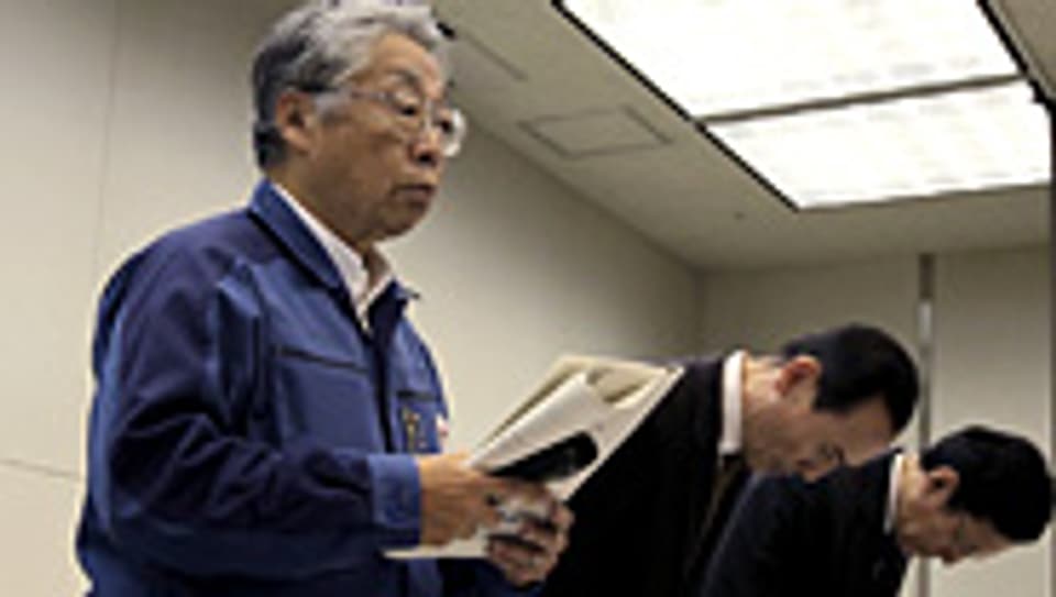Kein Vorbilder in Sachen Katastrophenmanagement: Tepco-Vizepräsident Takashi Fujimoto.