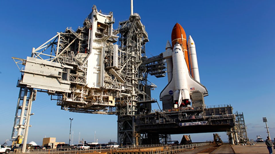 Startklar: Space Shuttle Endeavour in Cape Canaveral.