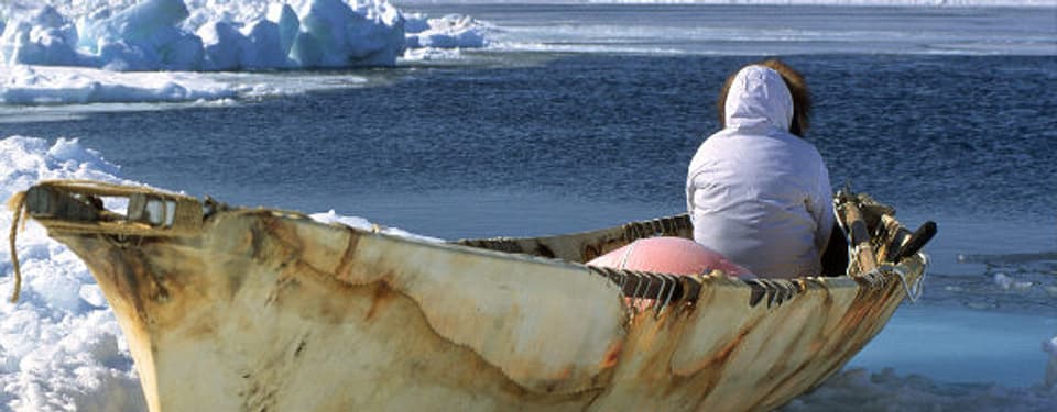 Warten auf die Wale: Inuit auf der Jagd.