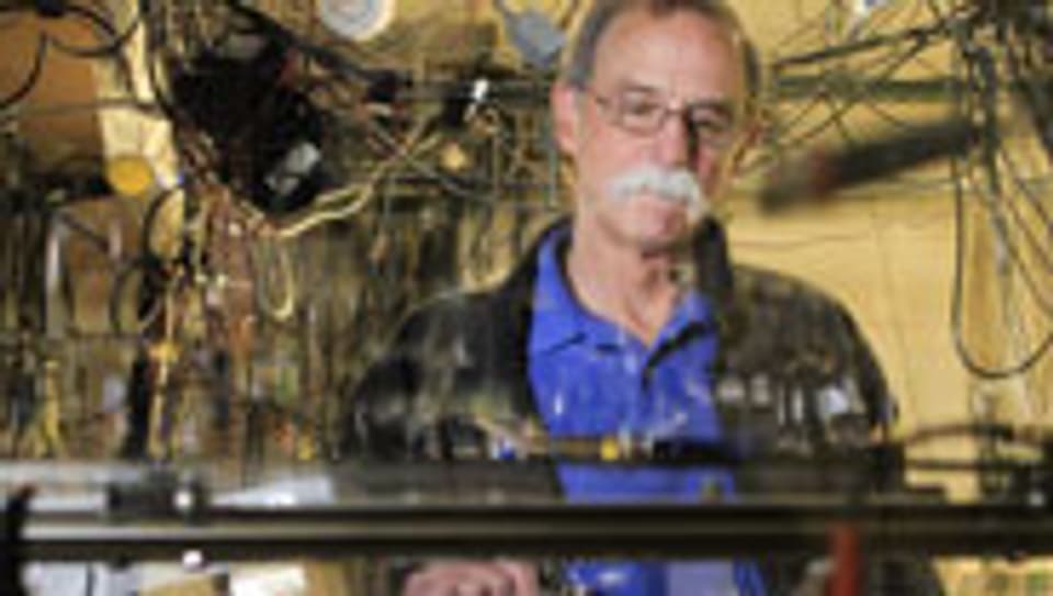 David Wineland, Physik-Nobelpreisträger, in seinem Labor in Boulder, Colorado.