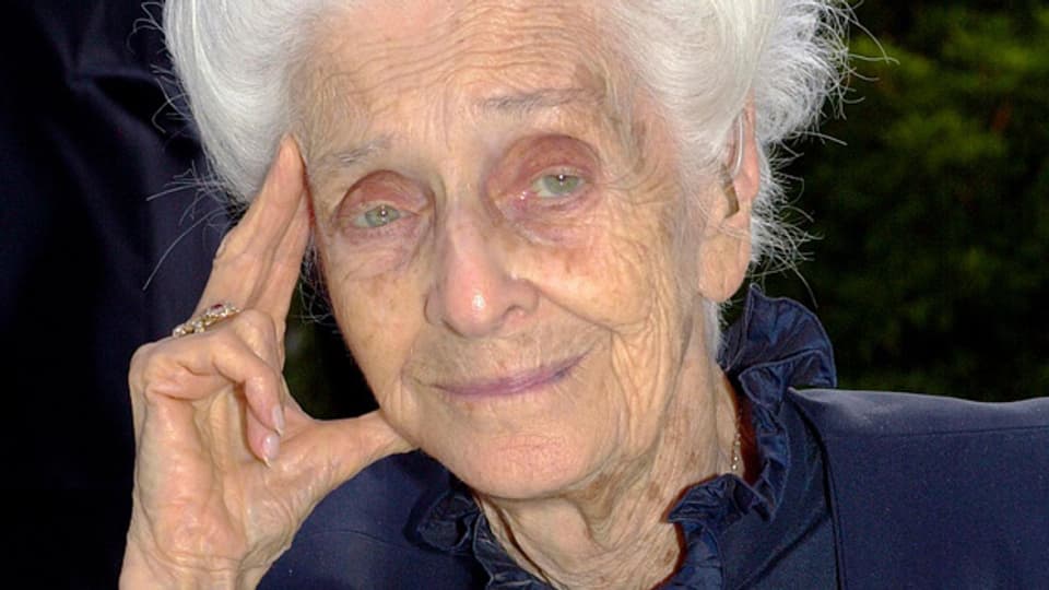 Rita Levi-Montalcini, die 103jährig gestorben ist.