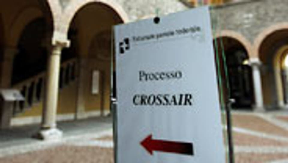 Der Crossair-Prozess in Bellinzona.