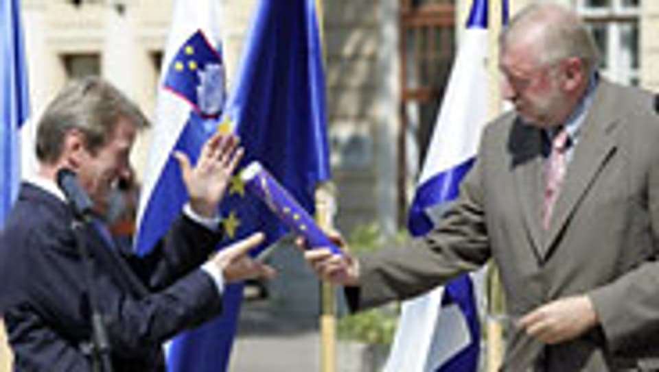 Frankreich übernimmt für die kommenden sechs Monate die EU-Ratspräsidentschaft von  Slowenien.