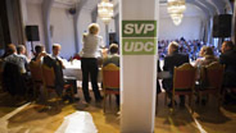 SVP auf Werbetour mit neuen Strategien und Ziele.