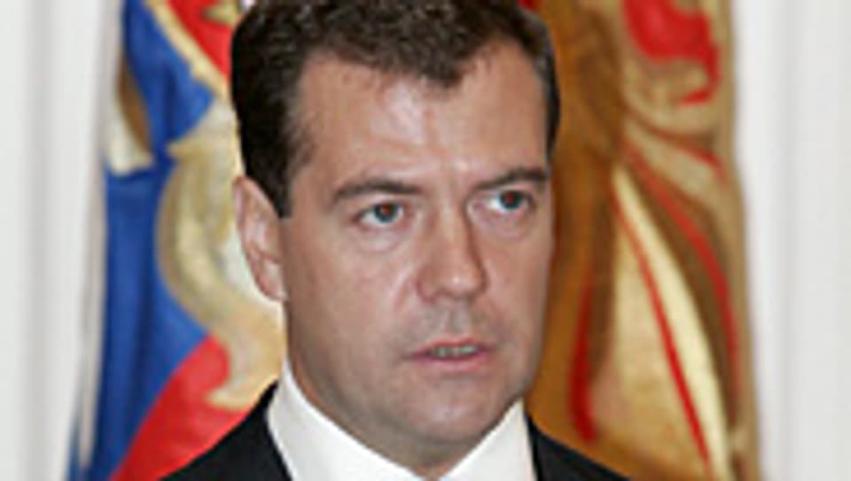 Russlands Präsident Dmitri Medwedew.
