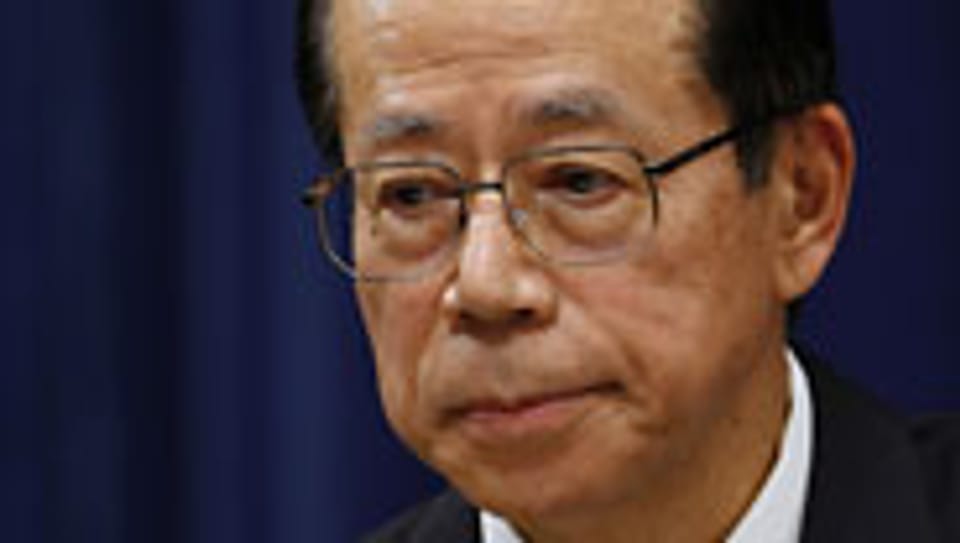 Japanischer Ministerpräsident Fukuda tritt zurück.
