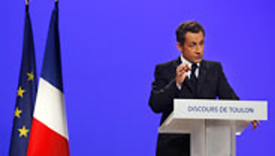 Sarkozy warnt vor den Folgen der Finanzkrise.
